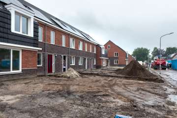 Voortgang nieuwbouw 36 huurwoningen Nieuw-Roden