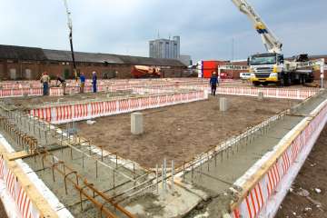 Betonwerk (in onderaanneming) fundering