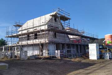 Voortgang nieuwbouw 17 woningen An de Boerbrink, Westerbork
