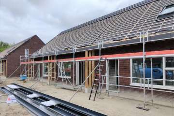 Voortgang nieuwbouw 19 huurwoningen Vries