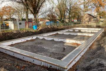 Voortgang nieuwbouw 23 huurwoningen Gieten