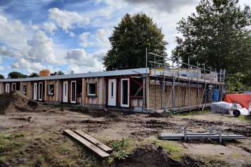 Voortgang nieuwbouw 20 seniorenwoningen, Veenoord