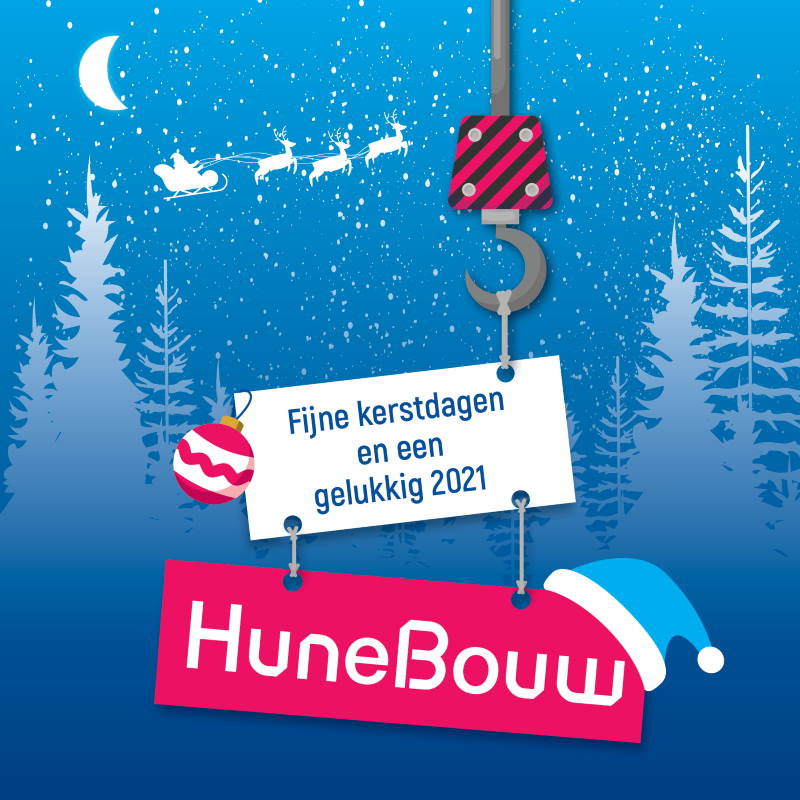 Fijne feestdagen namens HuneBouw